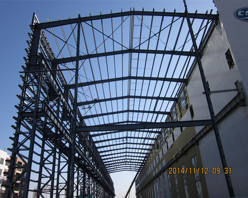 سفارشی پیش ساخته صنعتی صنعتی سنگین بزرگ پروژه ساخت و ساز فلزی فلزی کارگاه