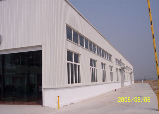 کارگاه ساختمانی سازه فلزی Prefab با مقاومت بالا Q235B به خوبی طراحی شده است
