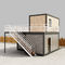 20 فوت 40 فوت خانه پیش ساخته متحرک برای سرویس بهداشتی عمومی دفتر ویلا